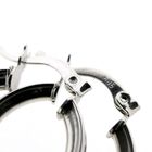 Image 9 of White gold earrings with zirconia | Ø 20.0 mm