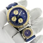 Image 5 of Breitling Chronomat D13047; Vintage pilot men's watch with UTC module