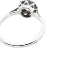Image 7 of White gold solitaire ring with diamond; 0.43 ct.