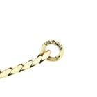 Image 7 of Gold flat gourmet link necklace with 0.50 ct diamond.