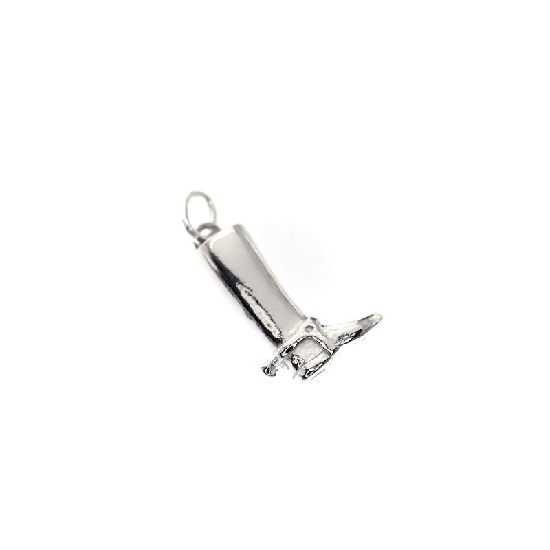 Image 2 of Silver charm; Cowboy boot