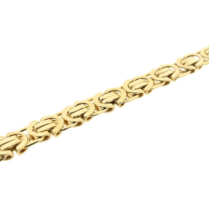 Image 8 of Exclusive long gold flat king chain | 60 cm