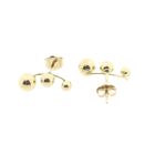 Image 6 of Gold stud earrings | Balls