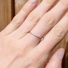 Image 7 of White gold ring with diamonds | 0.06 ct.