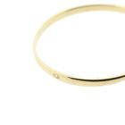 Image 6 of Gold solitaire ring with diamond; 0.01 ct.
