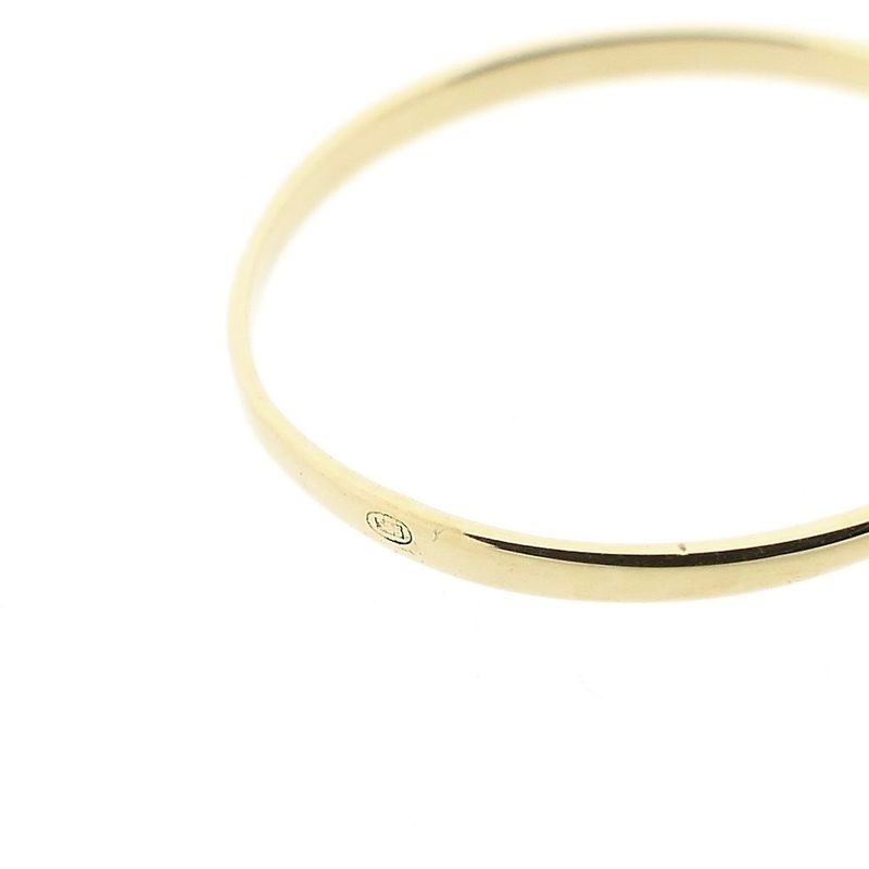 Image 6 of Gold solitaire ring with diamond; 0.01 ct.