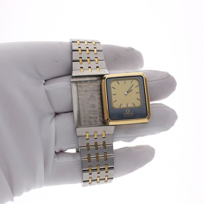 Image 10 of Omega Equinoxe 'Reverso' 186.0013 / 386.0813; Vintage Men's Watch