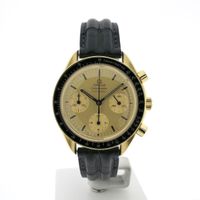 Omega Speedmaster Reduced 175.0032; 18k. gouden chronograaf horloge