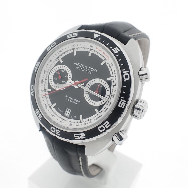 Image 3 of Hamilton Pan-Europe; Men's watch with chronograph