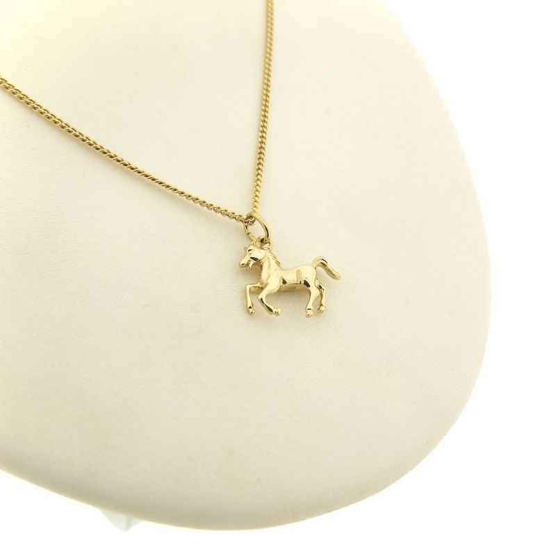 Image 10 of Gold pendant of a horse
