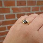 Image 10 of Vintage gold ring with sapphire