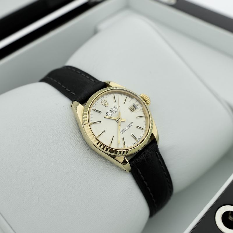 Image 12 of Rolex Lady-Datejust 26mm 69178; Vintage 18k gold women's watch