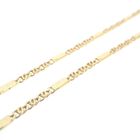 Image 5 of Vintage gold closed Figaro link chain | 49.5 cm