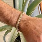 Image 7 of Gold magnum link bracelet | 22.5 cm