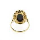 Image 5 of Gold entourage ring with garnet stones | Vintage