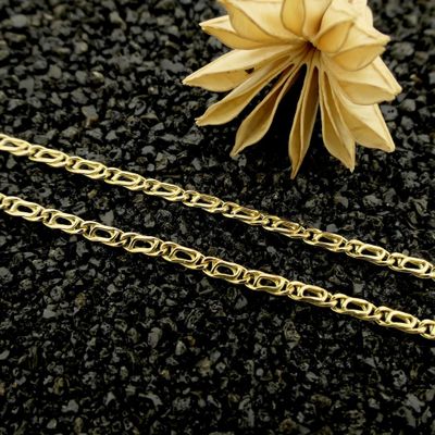 Image 2 of Gold navy link chain | 45 cm