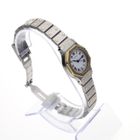 Image 3 of Cartier Santos Octagon Automatic 0907; 18k gold/steel women's watch