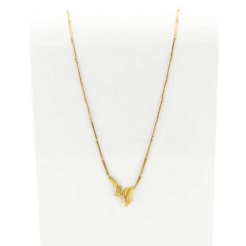 Image 1 of Gold Lapponia necklace; Valeriana | 54 cm
