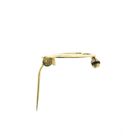 Image 5 of Gold letter brooch; Letter O