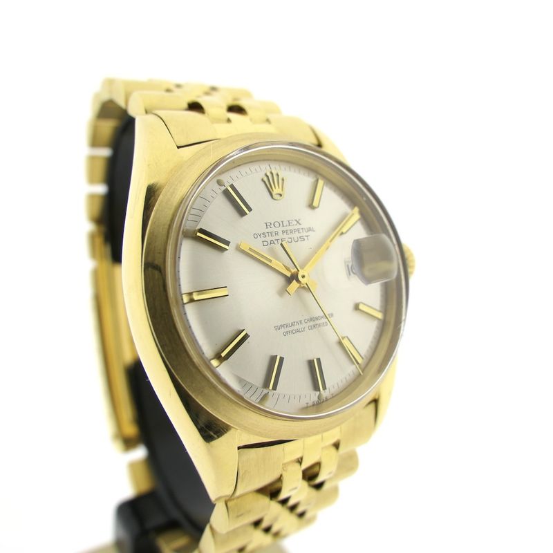 Image 3 of Rolex Datejust 1600; Vintage 18k Gold Men's Watch