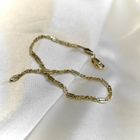 Image 2 of Gold Figaro link bracelet | 19.5 cm