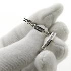 Image 5 of White gold earrings with zirconia | Ø 20.0 mm