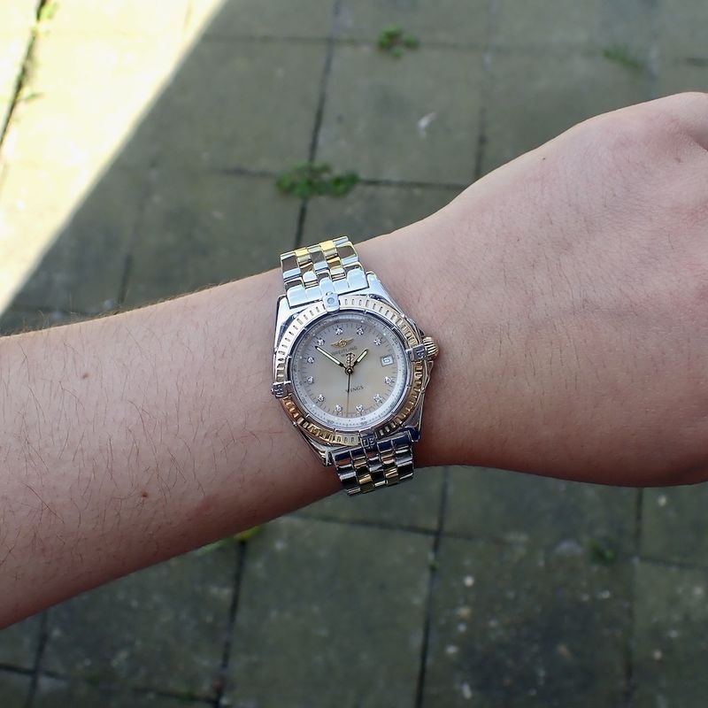 Image 14 of Breitling Wings 'Mother of Pearl'; Women's watch with diamonds