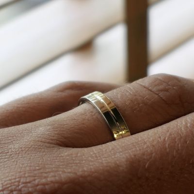 Image 2 of Two-tone gold (wedding) ring