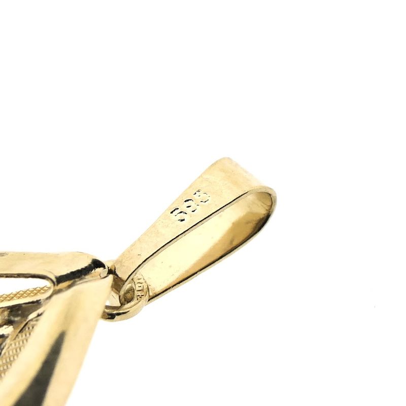 Image 4 of Golden abstract pendant