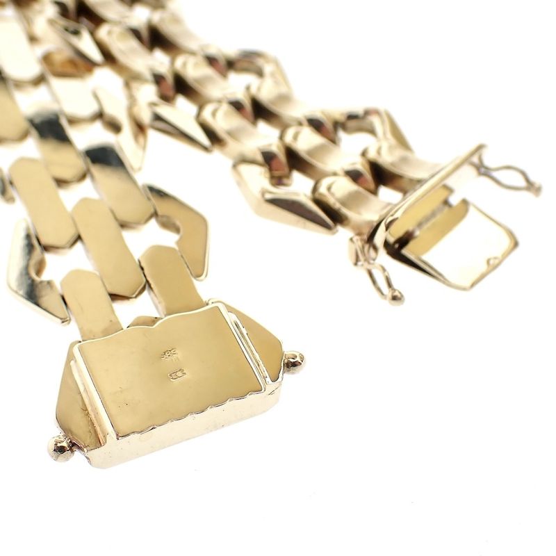 Image 6 of Vintage gold fantasy link bracelet