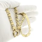 Image 10 of Two-tone gold fantasy link necklace