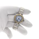 Image 7 of Cartier Santos Vendôme Ronde 8191; 18k gold/steel women's watch