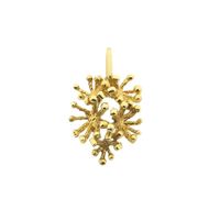 Gold pendant | Coral