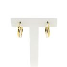 Image 1 of Two-tone gold earrings | Ø 16.9 mm