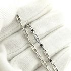 Image 8 of White gold fantasy link bracelet with diamonds; 0.24 ct.