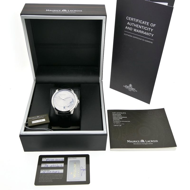 Image 4 of Maurice Lacroix Pontos Decentrique Phase de Lune PT6318; Automatic men's watch