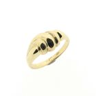Image 1 of Gold croissant ring