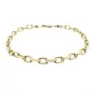 Image 1 of Gold anchor link bracelet | 20.5 cm