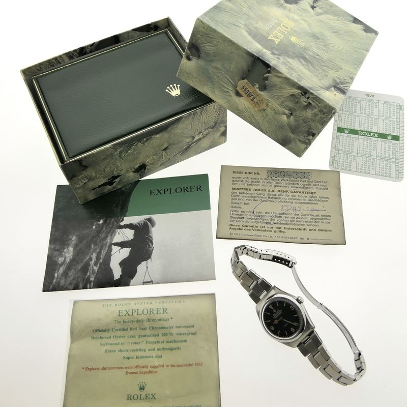 Image 12 of Rolex Airking/Explorer 5500; Automatic vintage watch from 1972 (with aftermarket modifications)