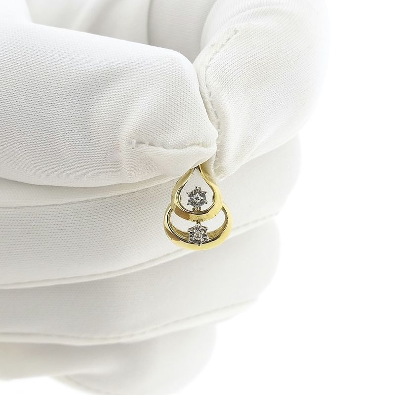 Image 11 of Golden fantasy pendant with diamond | 0.01 ct.