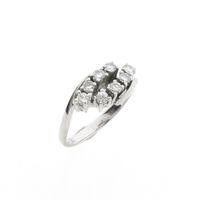 White gold ring with diamond | 0.40 ct.