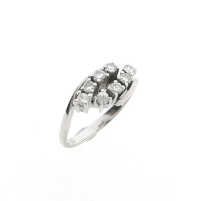 White gold ring with diamond | 0.40 ct. Image 1 of White gold ring with diamond | 0.40 ct.