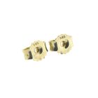 Image 6 of Two-tone gold stud earrings