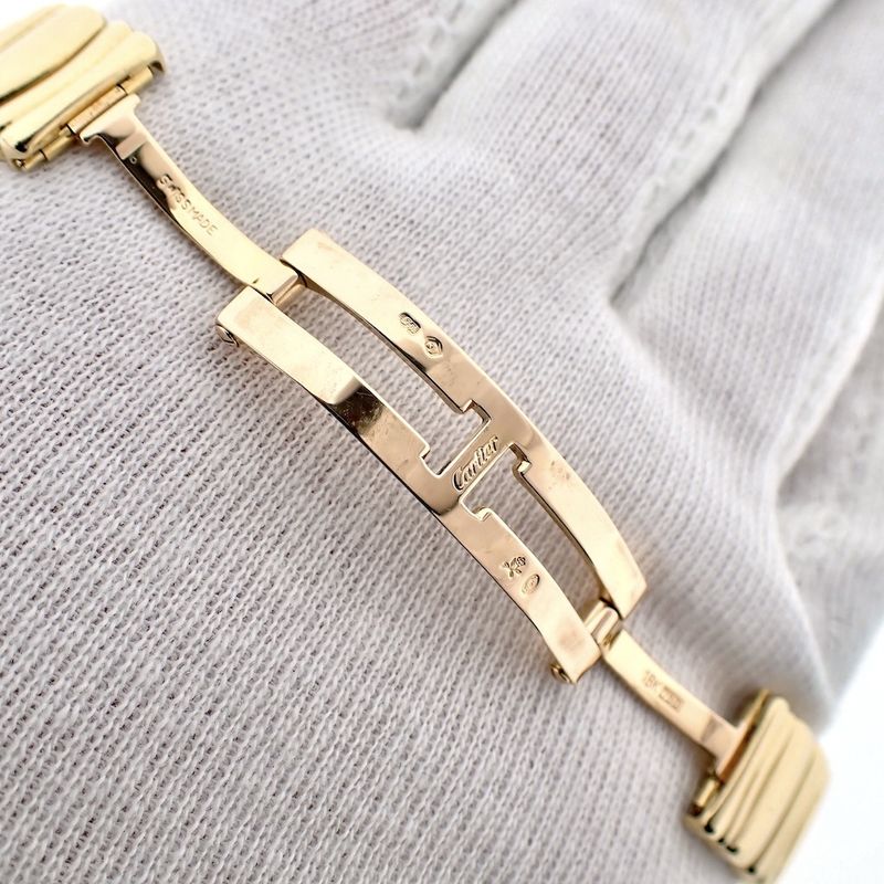 Image 14 of Cartier Baignoire 1954; 18k. gold ladies watch