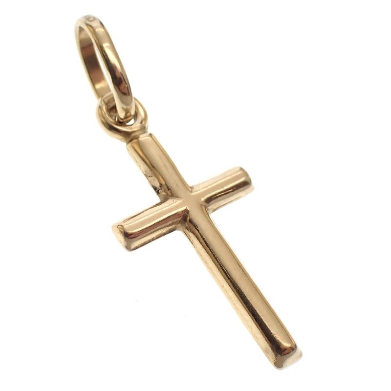 Image 3 of Gold pendant with a subtle cross
