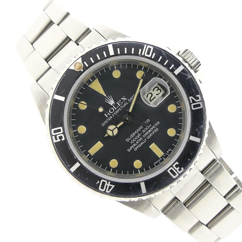 Image 5 of Rolex Submariner 16800; Vintage diving watch in full set