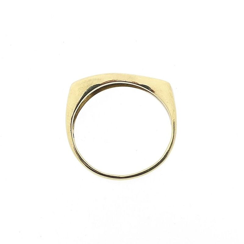 Image 5 of Two-tone gold ring with diamond; 0.02 ct.
