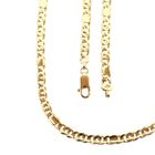 Image 1 of Yellow gold Figaro variation necklace; Men's | 51 cm