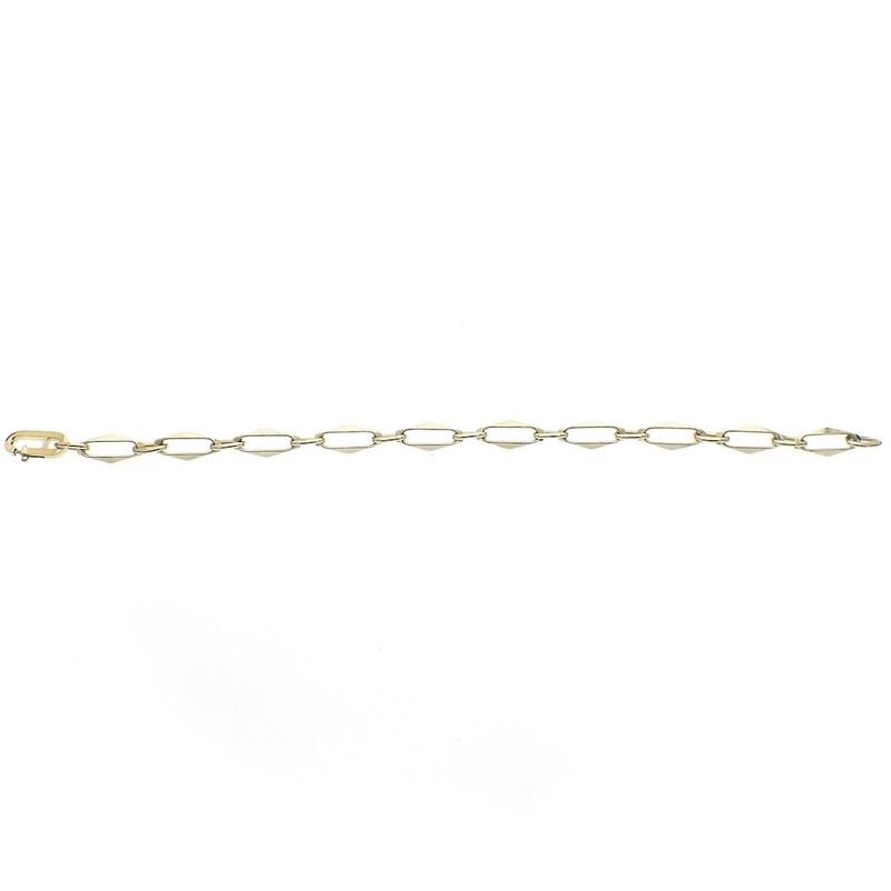 Image 5 of Gold closed forever link bracelet