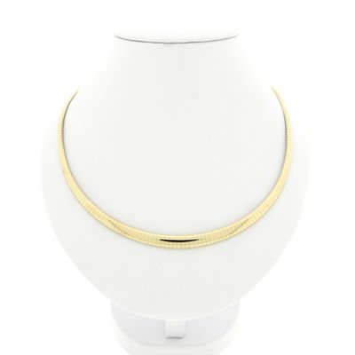 Image 1 of Gold Omega link necklace | 41 cm